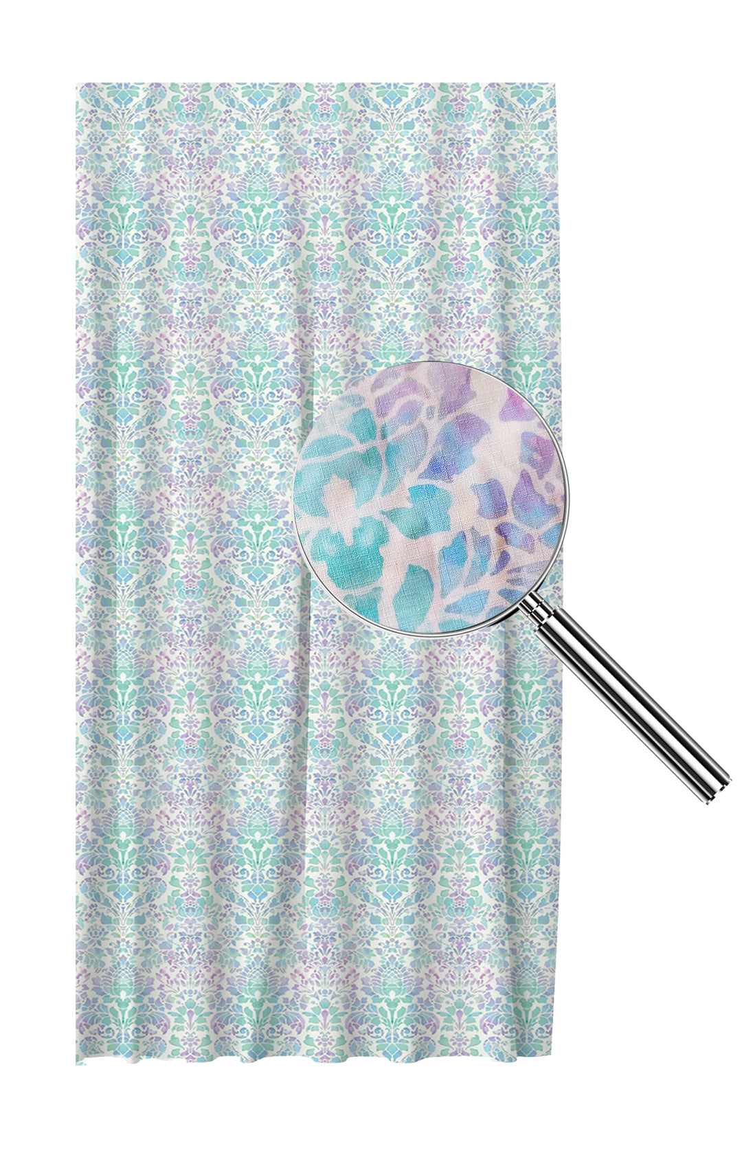 Mint Vintage Curtain