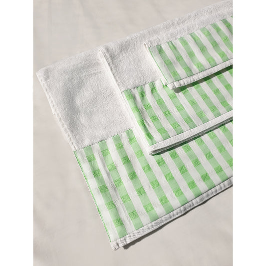 Green Checks Towel