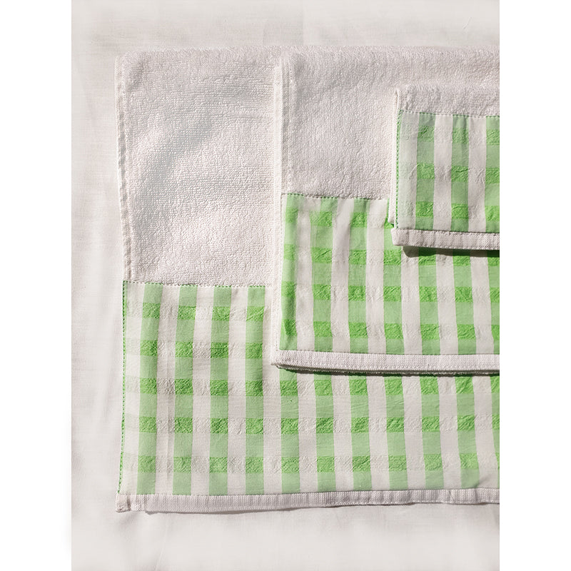 Green Checks Towel