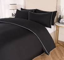Piping Duvet cover+2 pillow cases
