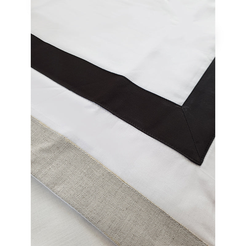 Black Beige Pillow Cases