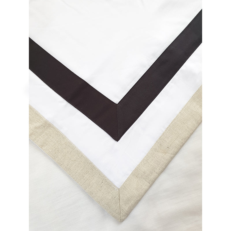 Black Beige Pillow Cases