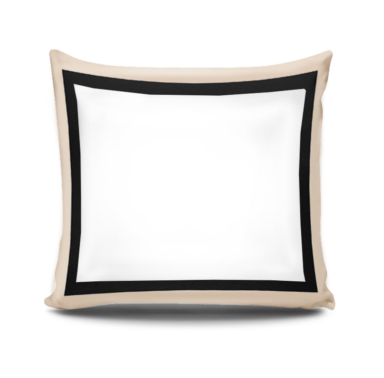 Beige Black Full Bed set