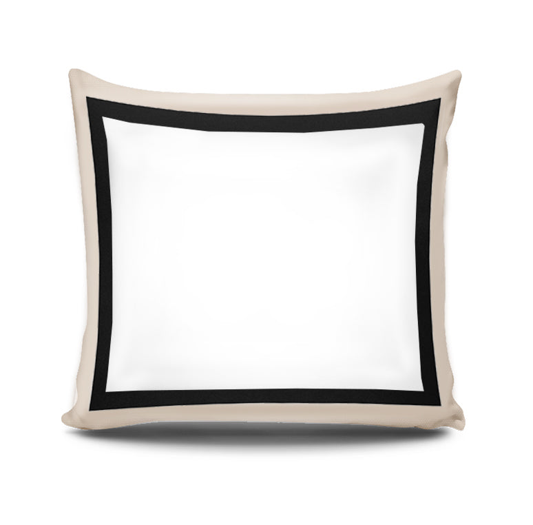 Black Beige Cushion