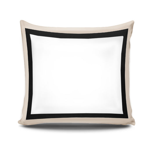 Black Beige Cushion