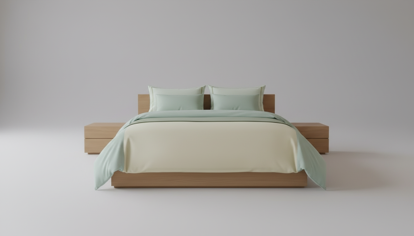 Green shades Duvet cover