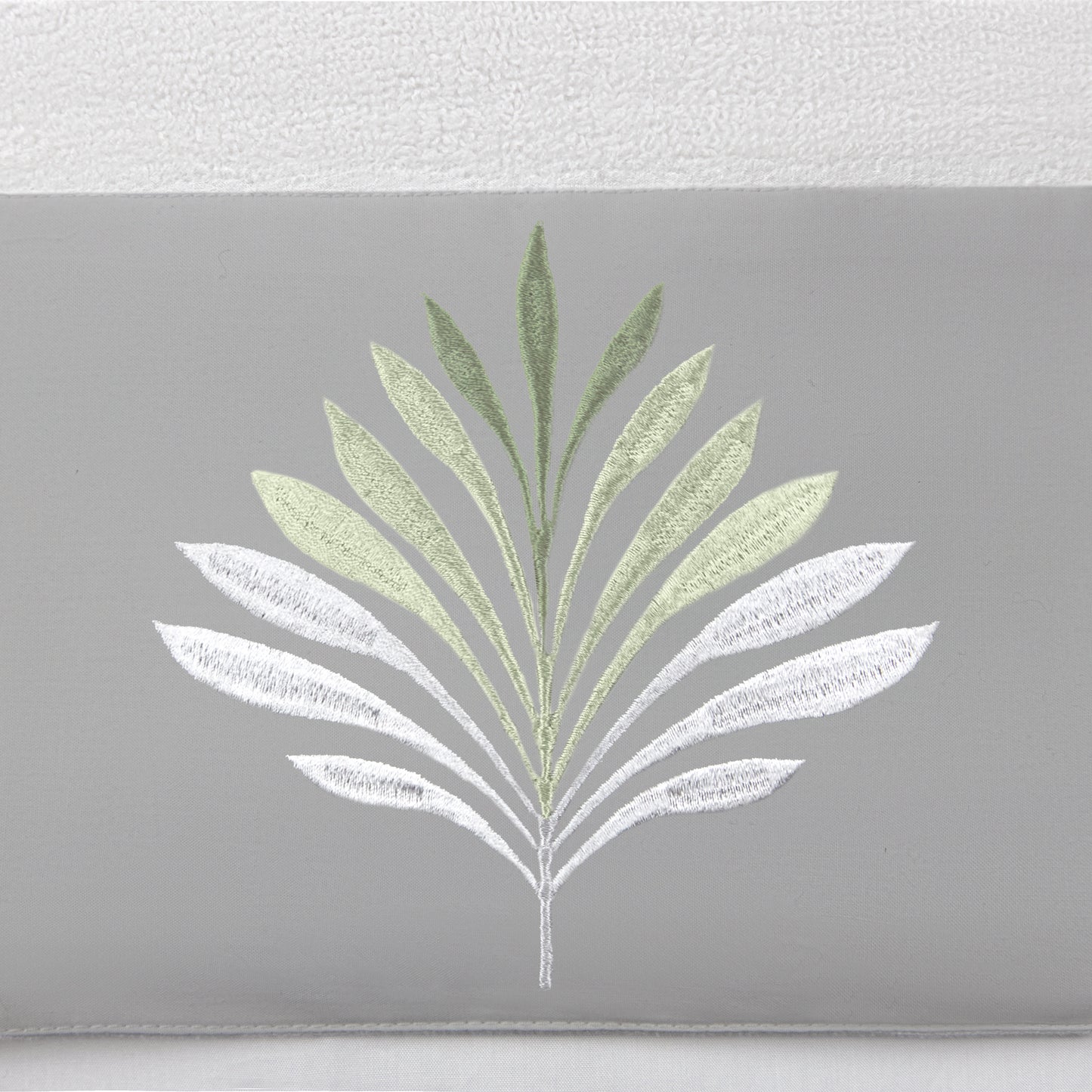 Gray Lotus Towels