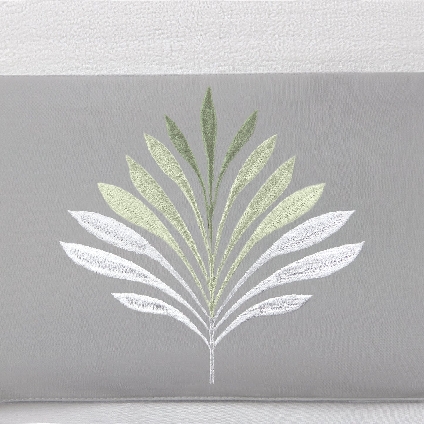 Gray Lotus Towels