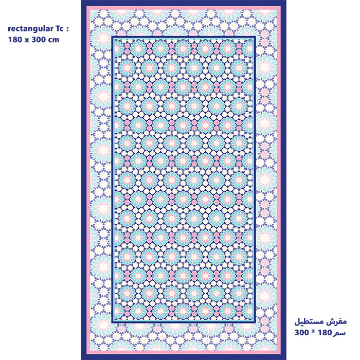 floral mandala Rectangular Table cloth