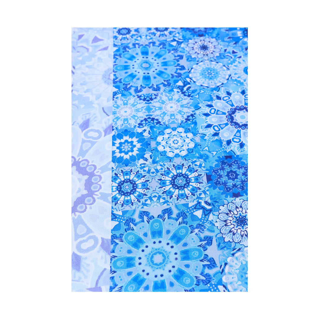 Blue Floral Runner
