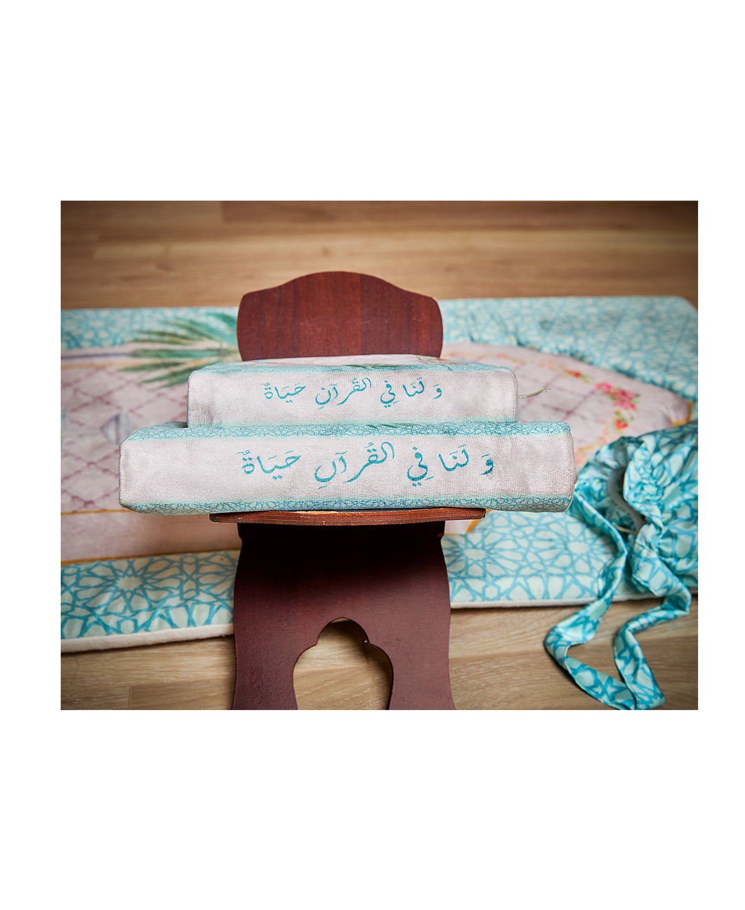 Mint Flowery  Full praying set