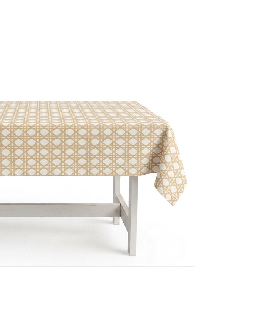 Rattan tablecloth