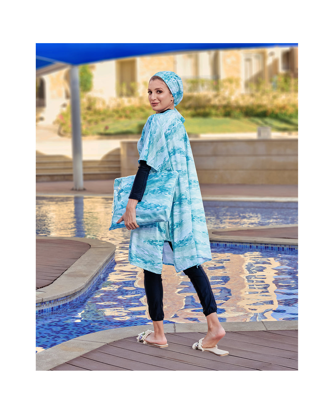 Mint waves Beach set