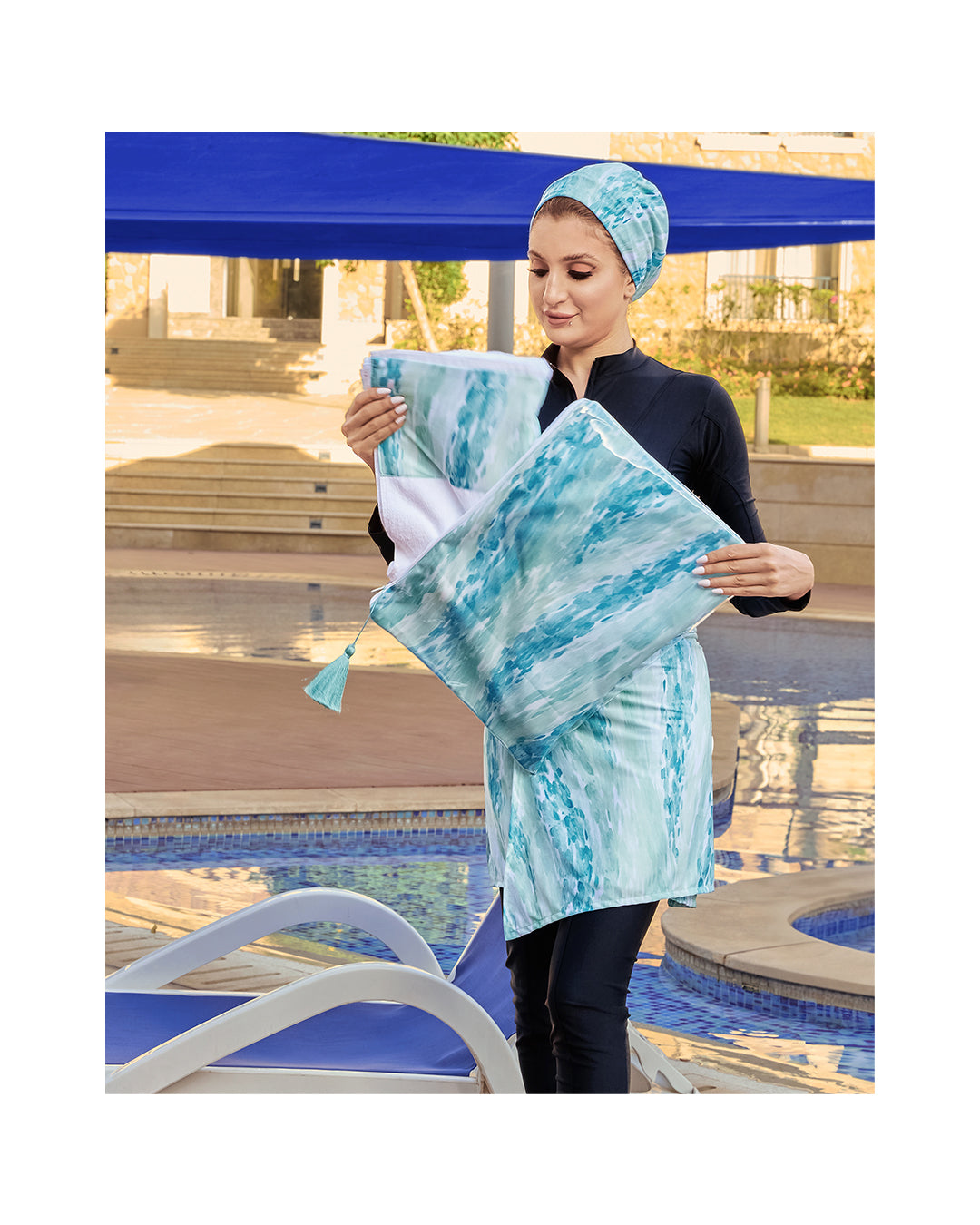 Mint waves Beach set