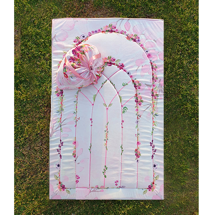 Flowery Padded Praying Carpet