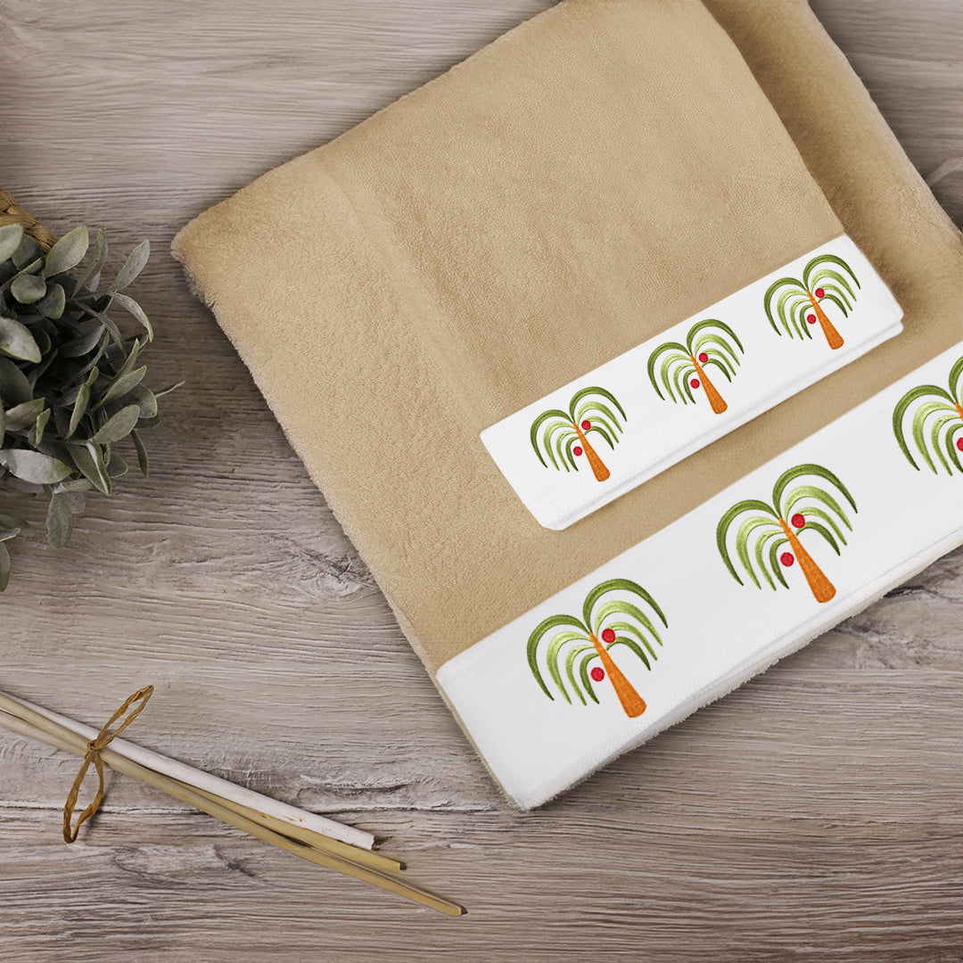 Embroidered set
