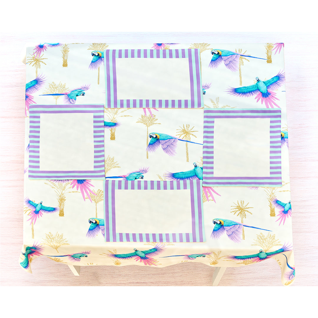 Parrots tablecloth