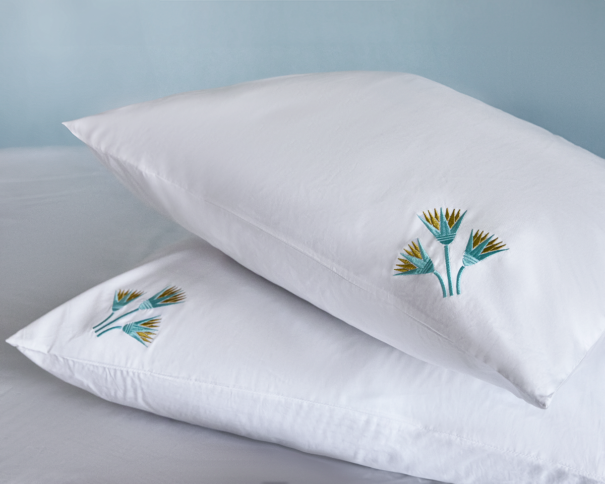 Embroidered Pillow cases
