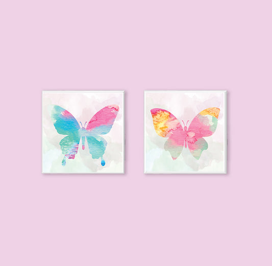 Roses & Butterflies Frame Artwork