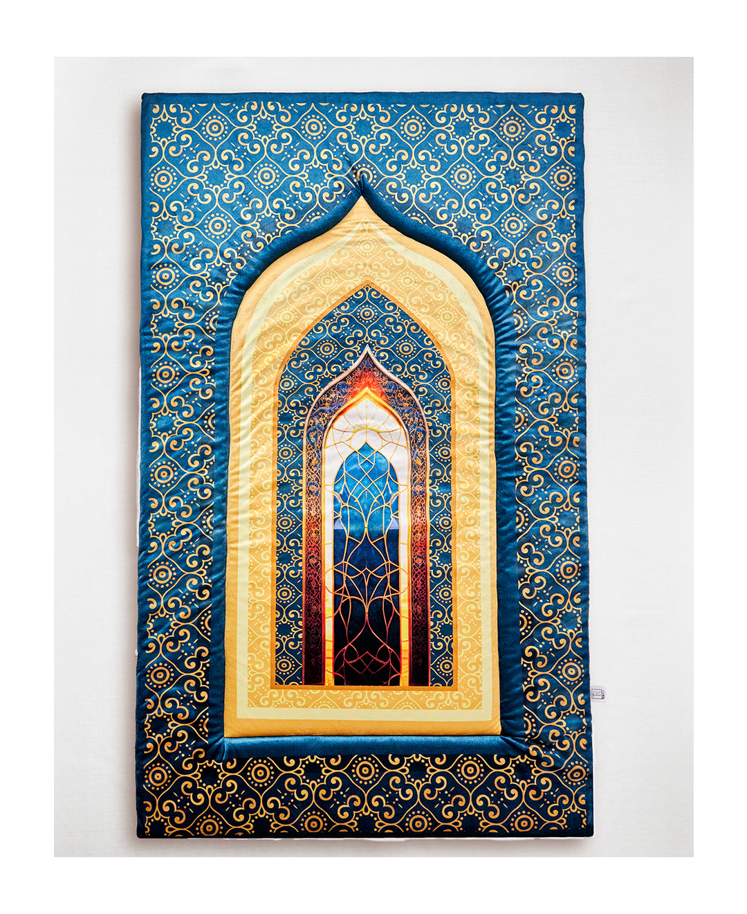 Navy Padded Praying Carpet