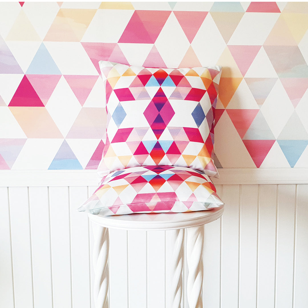 Triangles Cushion
