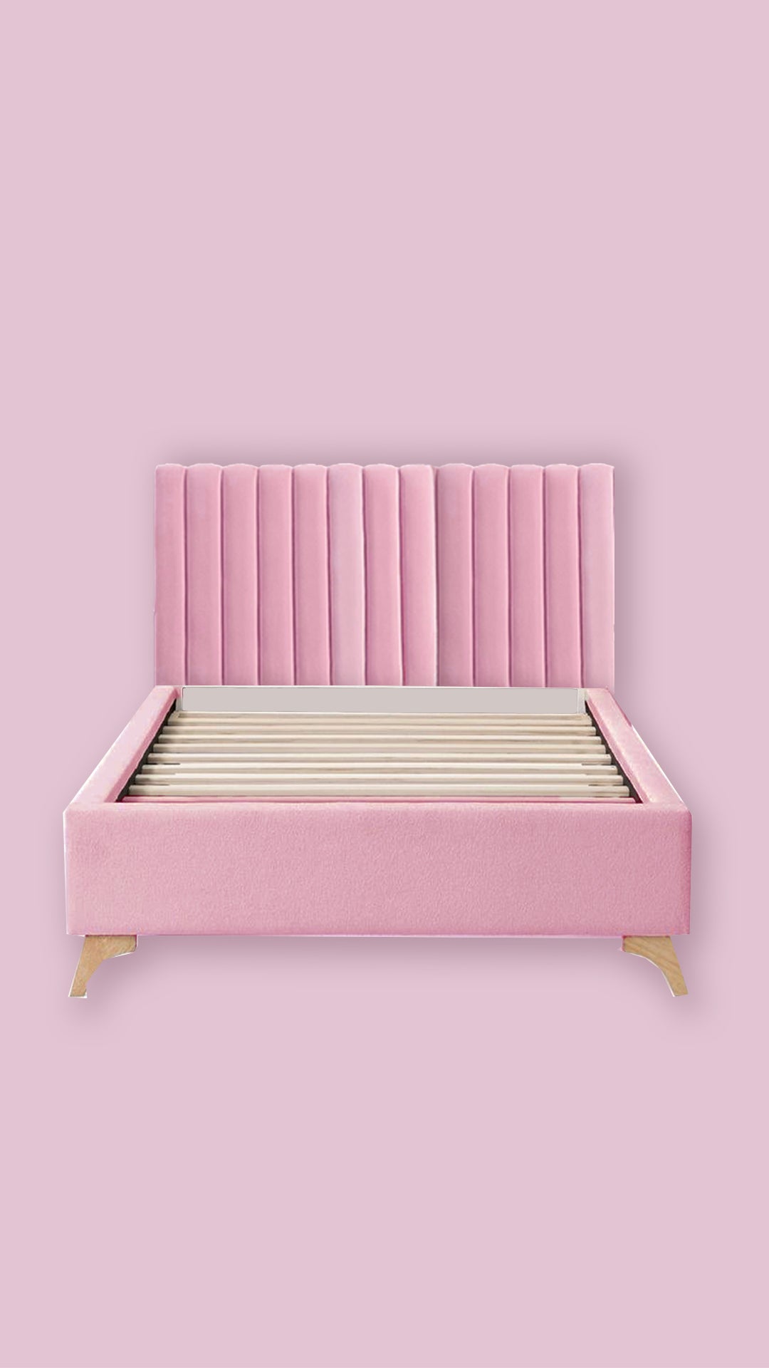 Unicorn wood x velvet Full Bed