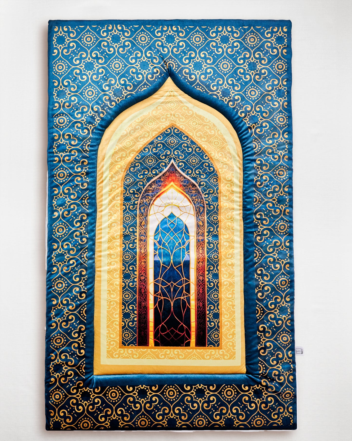 Navy Padded Praying Carpet