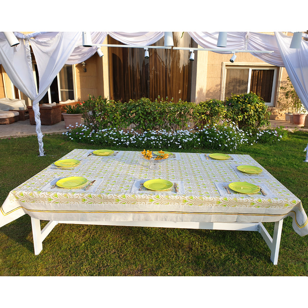 Yellow Linen Tablecloth